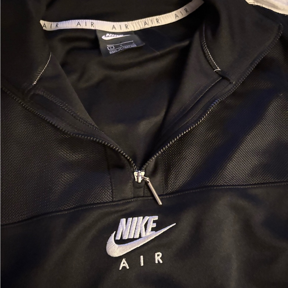 Nike Air Black Half-Zip Windbreaker Jacket